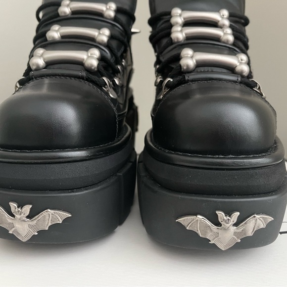 GUCCI platform biker boots - Picture 6 of 13